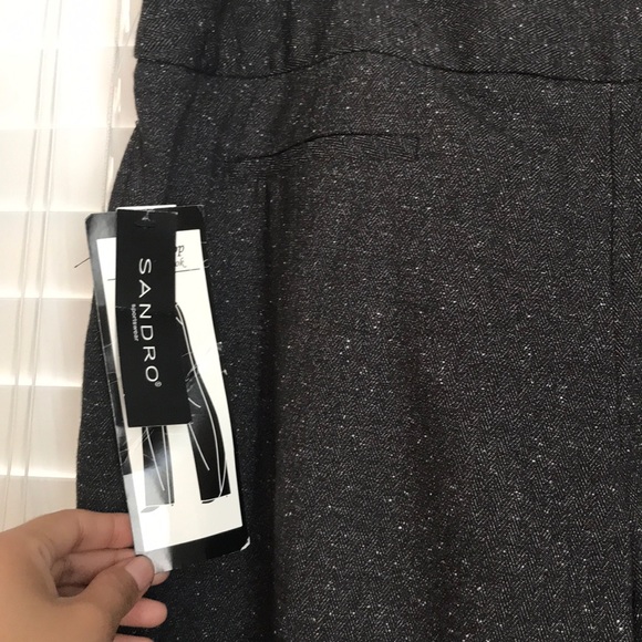NWT Sandro Black and Gray pants Size 14. 🛍 - Picture 5 of 8